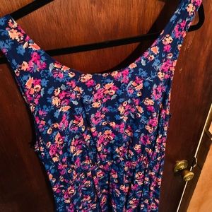 Floral Low back dress